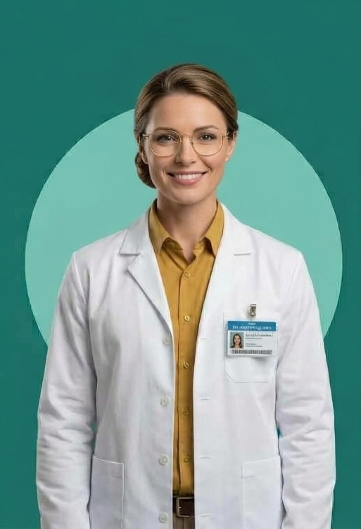 Illustration of a SpineWell chiropractor ready to welcome a patient