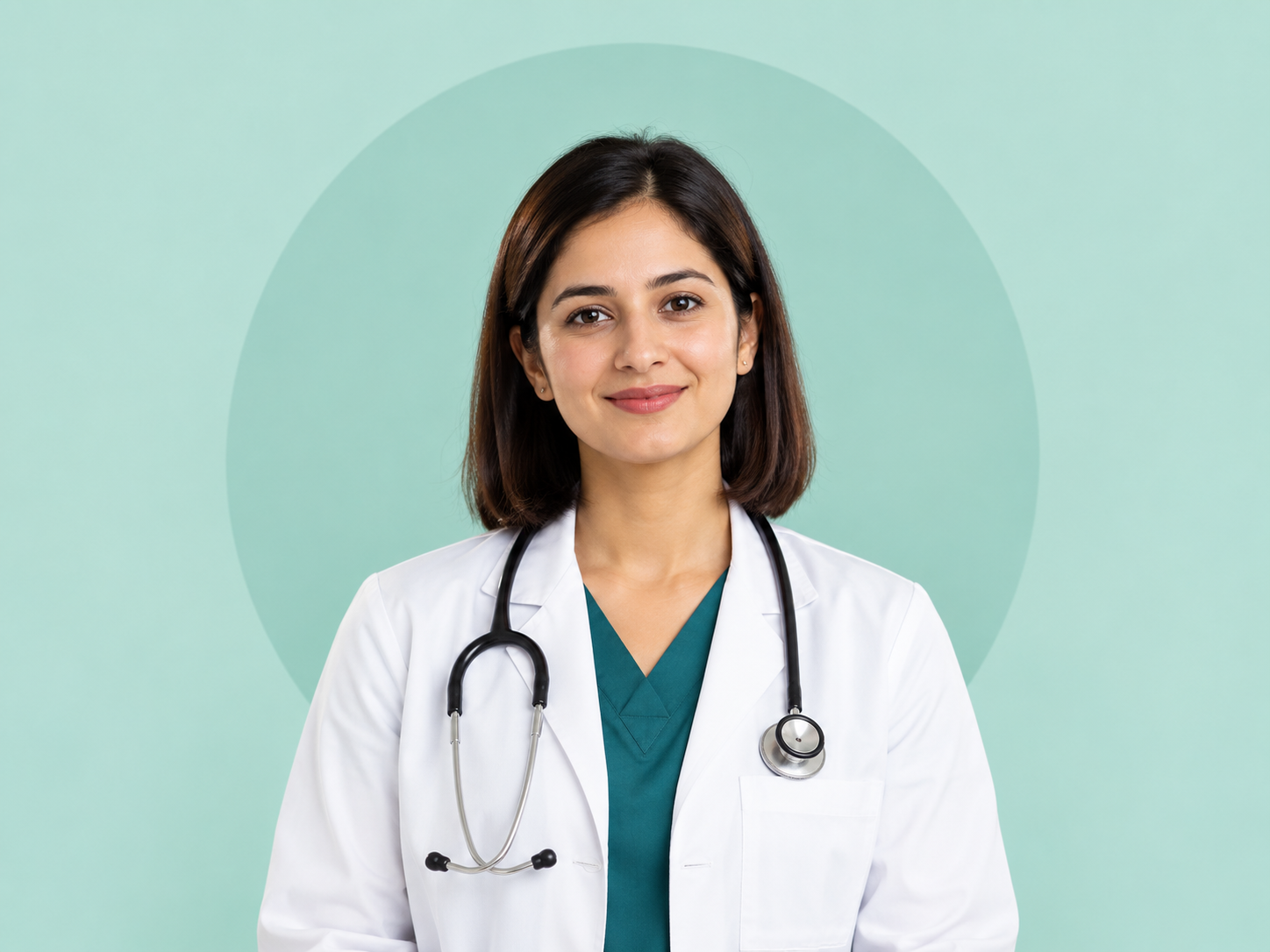 Illustration of a SpineWell chiropractor in a white coat